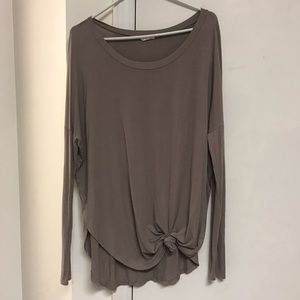 Tan/brown Boutique Top